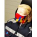 Mondmasker Brandweer Blauw/Geel