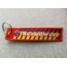 Sleutelhanger Brandweer Blauw/Geel